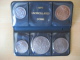 Cyprus 1977  COMPLETE COINS SET UNC IN OFFICIAL CASE - Cipro