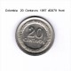 COLOMBIA    20  CENTAVOS  1967  (KM # 227) - Colombie