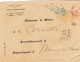 1889 - ENVELOPPE Du DIRECTEUR GEN. DES CAISSES D'AMORTISSEMENT Et DEPOTS Et CONSIGNATION N°1 + CACHET Des CONTRE-SEING - Burgerlijke Brieven Zonder Portkosten