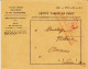 1894 - LETTRE TOMBEE EN REBUT - ENVELOPPE De La DIRECTION GENERALE Des POSTES  Pour ANCENIS (LOIRE INFERIEURE) - - 1877-1920: Période Semi Moderne