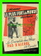 SPORTS, LUTTE, WRESTLING - CHARLES RIGOULOT - 56 RECORDS DU MONDE, CÉLÉBRITÉ DES ANNÉE 20 - - Lutte