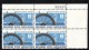 Lot Of 3 #1356, #1357 #1358 Plate # Blocks Of 4 Stamps, Marquette Explorer Daniel Boone Arkansas River Issues - Numéros De Planches