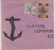 1937 - ENVELOPPE De HUELVA Avec CENSURE + VIGNETTE LOCALE Pour LLOYD'S à LONDRES (GB) - Verschlussmarken Bürgerkrieg