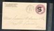 Entier Postal  Shawneetown Illinois 1893 "columbus And Liberty" Oblitéréation "S" Et Cachet "arrived Late" Au Dos - ...-1900