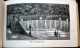 Delcampe - 1858s Versailles & Trianon PALACE & GARDENS Engraved Plates MINIATURE Rare Print - 1801-1900