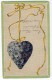 Saint Valentine's Day Hart Shaped Pendant Vintage Original Postcard Cpa Ak (W3_2530) - San Valentino