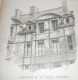 La Semaine Des Constructeurs. N°50. 11 Juin 1887. Fragment De La Vieille Sorbonne. Château De Chenonceaux. - Magazines - Before 1900