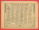 K834 / 1911 - WAND KALENDER - BIG Calendar Calendrier Kalender - Deutschland Germany Allemagne Germania - Formato Grande : 1901-20