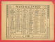 K834 / 1911 - WAND KALENDER - BIG Calendar Calendrier Kalender - Deutschland Germany Allemagne Germania - Big : 1901-20