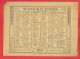 K834 / 1911 - WAND KALENDER - BIG Calendar Calendrier Kalender - Deutschland Germany Allemagne Germania - Big : 1901-20