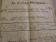 Old Document  1844-  Pest - Josephus Zaruba  (1819) - Hungary  TM003.9 - Birth & Baptism