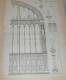 La Semaine Des Constructeurs. N°12.  17  Septembre 1887. Grille En Fer Forgé. Théâtre Français. - Revues Anciennes - Avant 1900