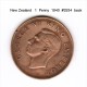 NEW ZEALAND    1  PENNY  1940  (KM # 13) - Neuseeland