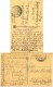 2x Postkarten, Comines ( Nord )  L'Eglise  -  Les Trois Clochers, Gel 1916-17 - Komen-Waasten