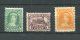 New Brunswick 1860-3 Sc 6-8 MH  Cv $100 - Unused Stamps