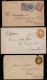 2 INDIA POSTAGE STATIONARY COVERS 1891 & 1909 + NICE 1901 SURCHARGED TO BELGIUM - - Entiers Postaux