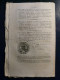 BULLETIN DES LOIS 1802 - COLONS REFUGIES EN FRANCE - PROVINS - FORET ALLEMAGNE MILITAIRES DETENUS - FOIRES 13 COMMUNES - Décrets & Lois