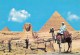 ZS42399 Giza The Sphinx With Khephren And Mykerinos Pyramids   2  Scans - Gizeh