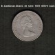 EAST CARIBBEAN STATES     25  CENTS  1981  (KM # 14) - East Caribbean States