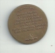 ALSACE - BAS RHIN - STRASBOURG - Médaille An 2000 - Bronze Massif 40 M/m - Centre Commercial Européen - Euro Van De Steden