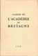 FRANCE Livre Cahiers De L'Académie De Bretagne 1970 - 7éme Volume De La Collection - Bretagne