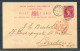 1893 Gibraltar Thomas Mosley Shipping Merchant Stationery Postcard A26 Duplex - London - Gibraltar