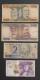 LOTE 4 BANKNOTES   -    (Nº03461) - Mezclas - Billetes