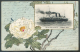8 Sen S/C.P. Obl. Locale 12-7-6 Sur C.V.  (Nippon Yusen Kaisha S.S."Shanghai Maru") Vers Bruxelles (14-VIII-1923), Biffé - Lettres & Documents