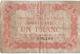 Ch. De Com. De BAR-LE-DUC /  1 Franc /  1914-18     BIL103 - Cámara De Comercio