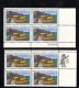 Lot Of 4 US Stamp Mr. ZIP &amp; Plate # Blocks 4, #1452 #1453, Yellowstone &amp; Wolf Trap Farm National Park Issues - Plattennummern