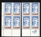 Lot Of 4 US Stamp Mr. ZIP &amp; Plate # Blocks 4, #1452 #1453, Yellowstone &amp; Wolf Trap Farm National Park Issues - Plattennummern