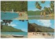 SEYCHELLES Beau Vallon Beach Mahe Fishermen Netting Mackerel 4 Cards 1985 - Seychellen