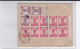 INDIA - 1945 - ENVELOPPE ENTIER POSTAL Par AVION RECOMMANDEE De BAREILLY Pour DOVER - 1936-47 King George VI