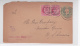INDIA - 1908 - ENVELOPPE ENTIER POSTAL Pour MERIDEN (USA) - 1902-11 Koning Edward VII