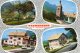 CPSM - VACHERESSE (74) - (alt. 830 M.) Carte Multi-vues - Eglise - Restaurants - Vacheresse