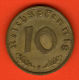 *** 10 Reichspfennig 1939 F ***  KM 92 - 3er / Third / 3. Reich - Alu-Bro - ALEMANIA / DEUTSCHLAND / GERMANY - 10 Reichspfennig