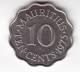 @Y@   MAURITIUS  10 Cents 1975     UNC    (C222 - Mauritius