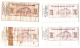 4 Billets Chèques - Italie - 100 Lire - Instituto Bancario San Paolo Di Torino - 1975 Et 1976 - [10] Checks And Mini-checks