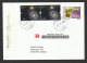 Portugal Lettre Recommandée Timbre Personnalisé Planète 51 Film Animation 2009 Personalized Stamp R Cover Planet 51 Film - Cartas & Documentos