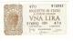 CARTAMONETA - 1 LIRA - ITALIA LAUREATA - DECR. 23 - 11 - 1944 - FDS - BS. 18 - Regno D'Italia – 1 Lire