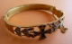 Trench Art: WWI 1914 German Shell Driving Band Patriotic "Gott Mit Uns" Bracelet [Free Shipping] - 1914-18