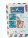 (philatélie ) Asie > Inde > 1960-69 >  Enveloppe Avec 8 Timbres Oblitérés INDIA (1969) (stamp Stamps Timbre) - Usados