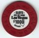 Jeton Chip De Casino : Slots Are My Game Las Vegas Nevada $1000 (Fantasie) - Casino