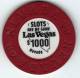 Jeton Chip De Casino : Slots Are My Game Las Vegas Nevada $1000 (Fantasie) - Casino