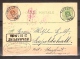Postkaart Van Nr. 45 Gefrankeerd Met Nr. 28 Verstuurd In THIELT Op 22/10/1883 Naar STASSFURT (DUITSLAND) ! ZELDZAAM ! - 1869-1888 Lion Couché