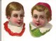 LOT DE 2 CHROMO DECOUPIS  PORTRAIT ENFANT - Kinderen