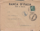 STORIA POSTALE BUSTA POSTALE BANCA D'ITALIA SEDE DI GENOVA 1940 VERIFICATO PER CENSURA - Altri & Non Classificati