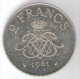MONACO 2 FRANCS 1981 - 1960-2001 Neue Francs