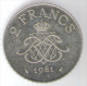 MONACO 2 FRANCS 1981 - 1960-2001 Franchi Nuovi