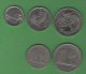 Malaysie  Malaysia  Set 5 Coins - Malaysia